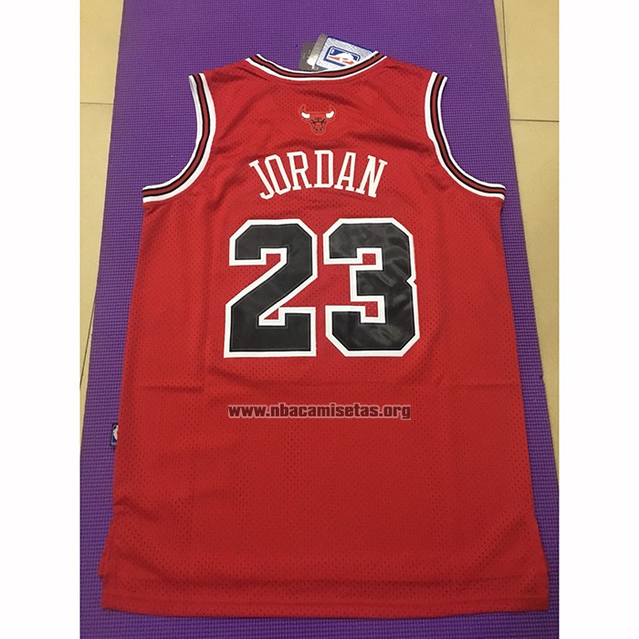 Camiseta Chicago Bulls Michael Jordan NO 23 Retro Rojo3